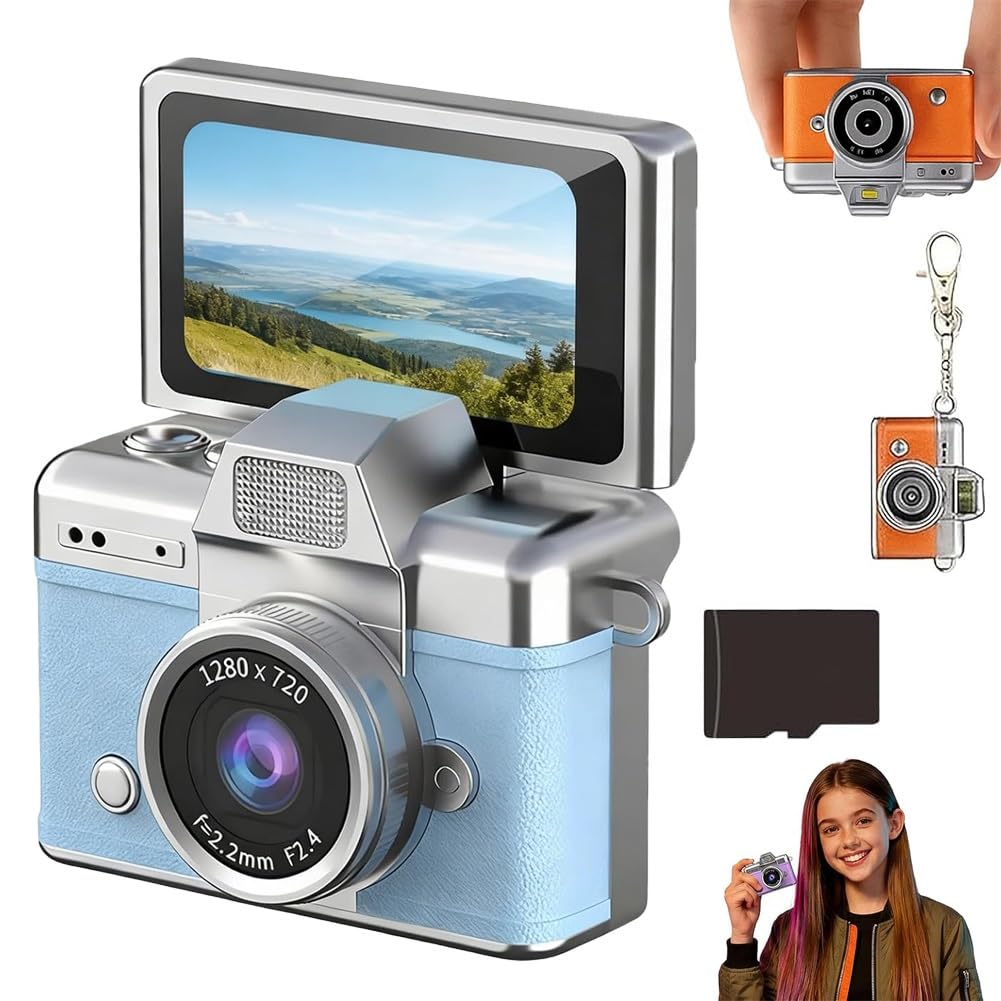 Mini Digital Camera with 1.47 in LCD Screen, 2026 Upgrade 1080p