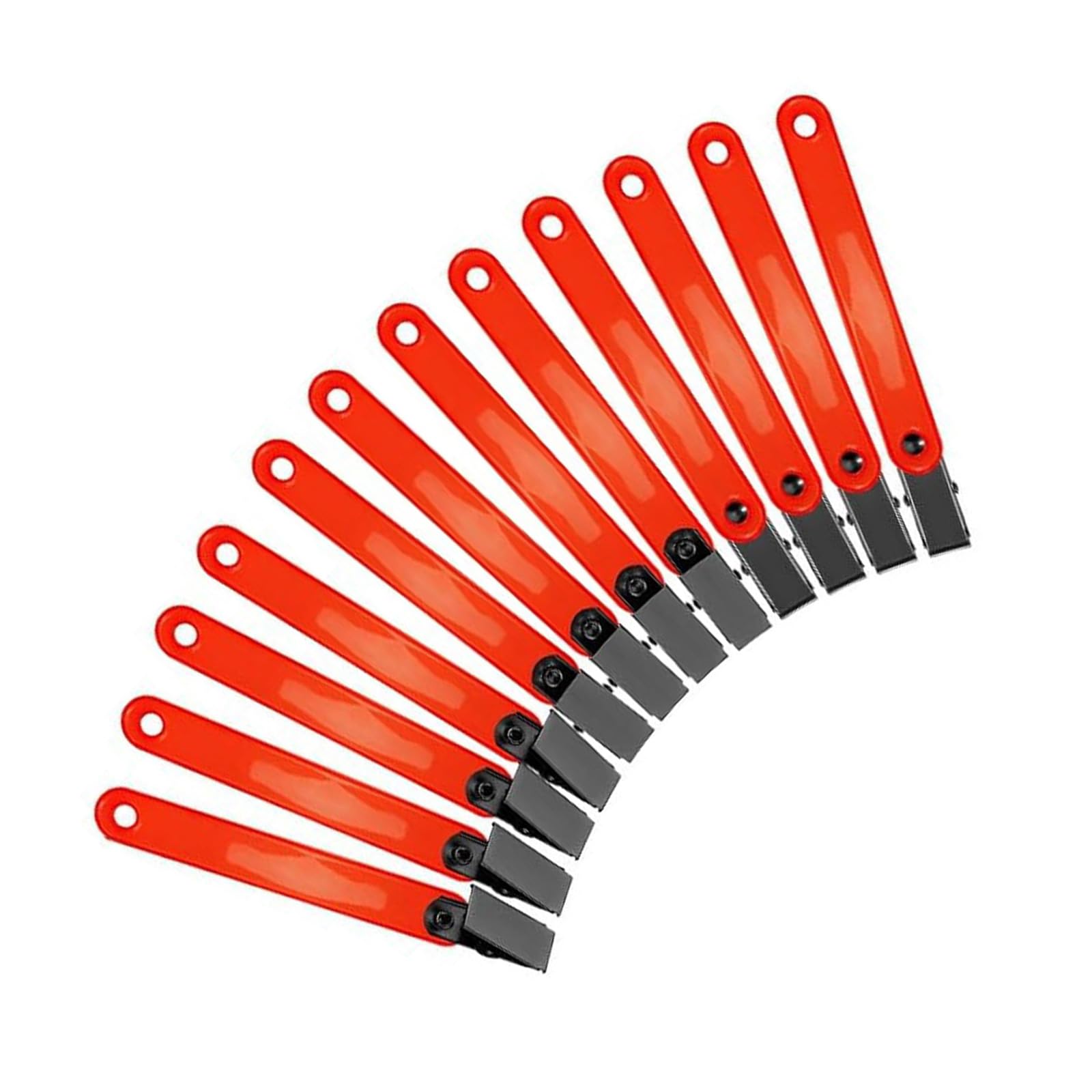 12 pz/set Riflettente Trail Marker Clip Albero Stand Caccia Ad Alta Visibilità Trail Marcatori Riflettente Trail Marcatori