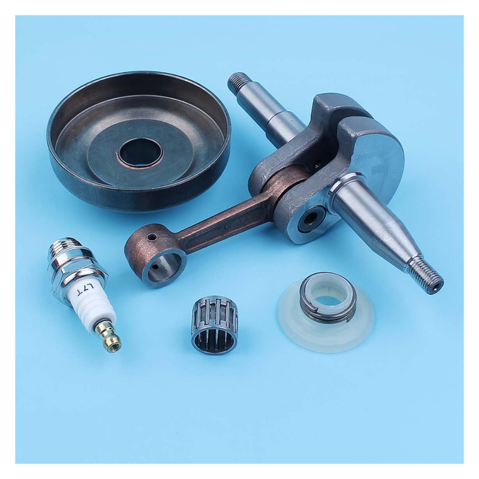 Kit de cojinete aguja engranaje helicoidal embrague cigüeñal for motosierra Husqvarna 350 345 340 503858071,503 85 80-71