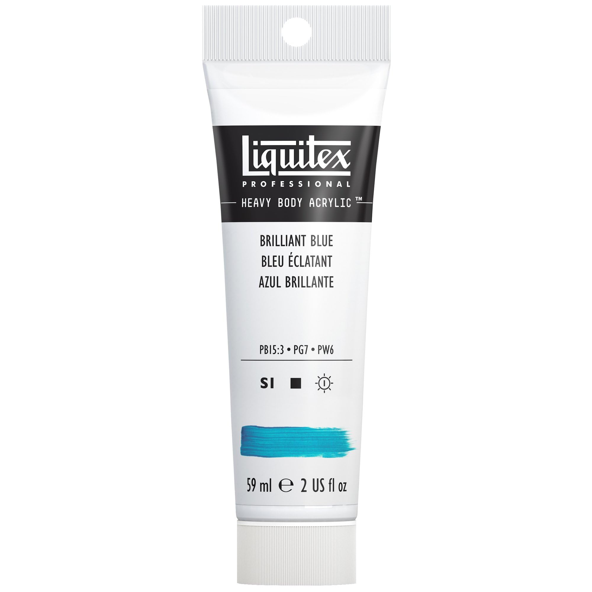 Liquitex Professional Heavy Body Acrylic Paint 59ml Brilliant Blue For Art Pa...
