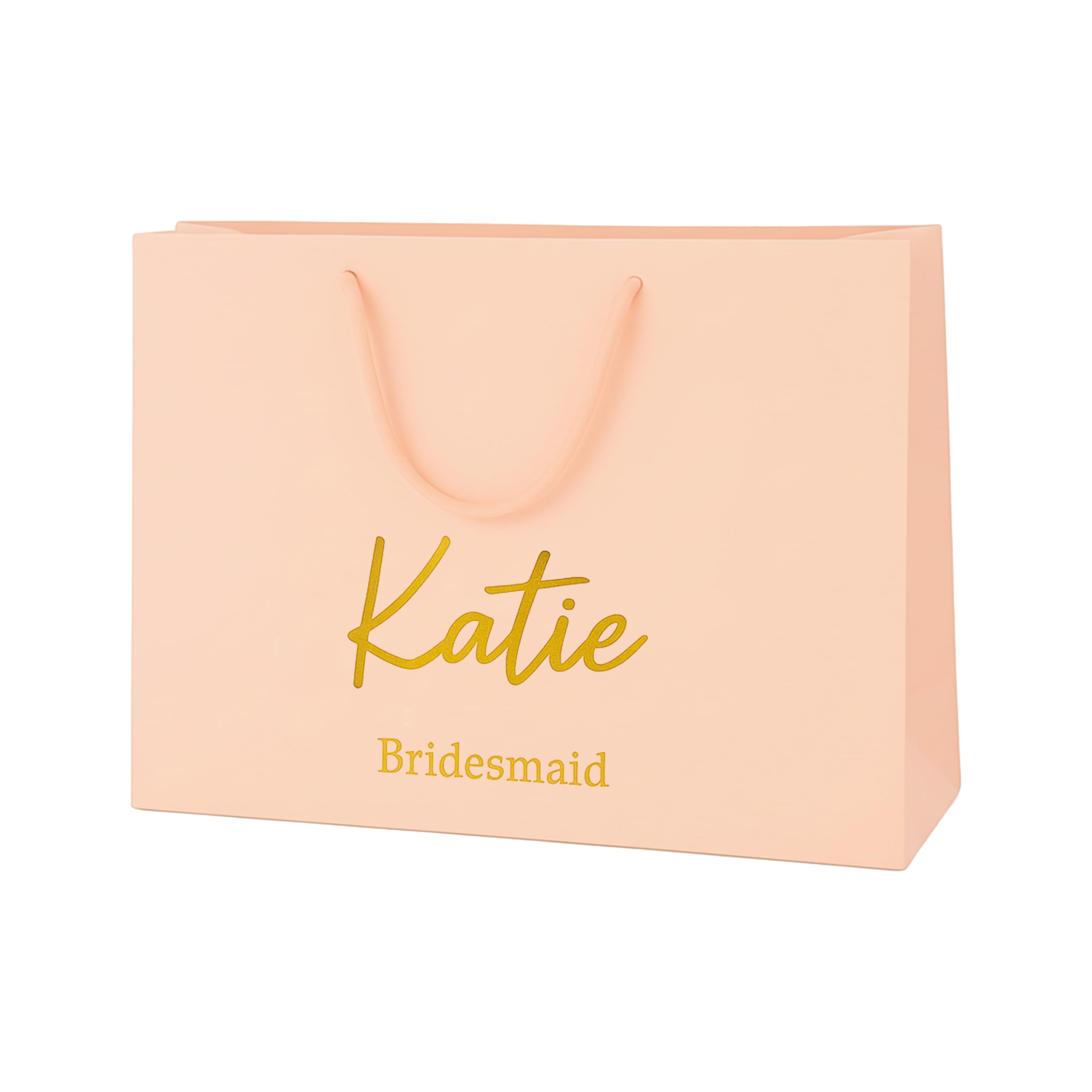 Cookies and Koalas Bridesmaid Gift Bag - Pink Medium Wide 35x24x10cm