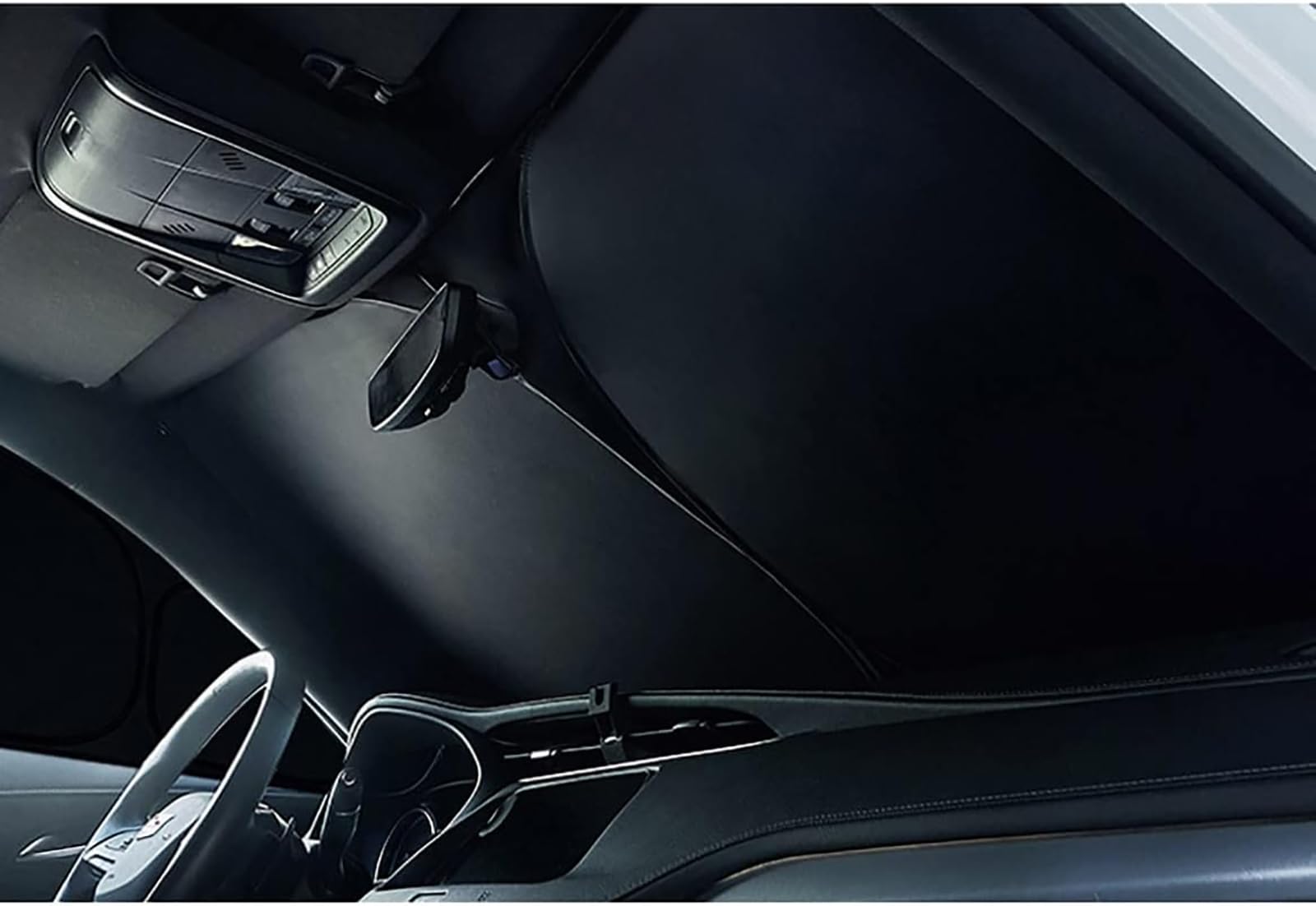 Parasole Finestrini Laterali Auto per Mazda 3 Axela, Completamente Coperto Tende Oscuranti Vetri Block Raggi UV Anti Zanzara Protezzione Privacy Accessori,A/1Front-sunshade