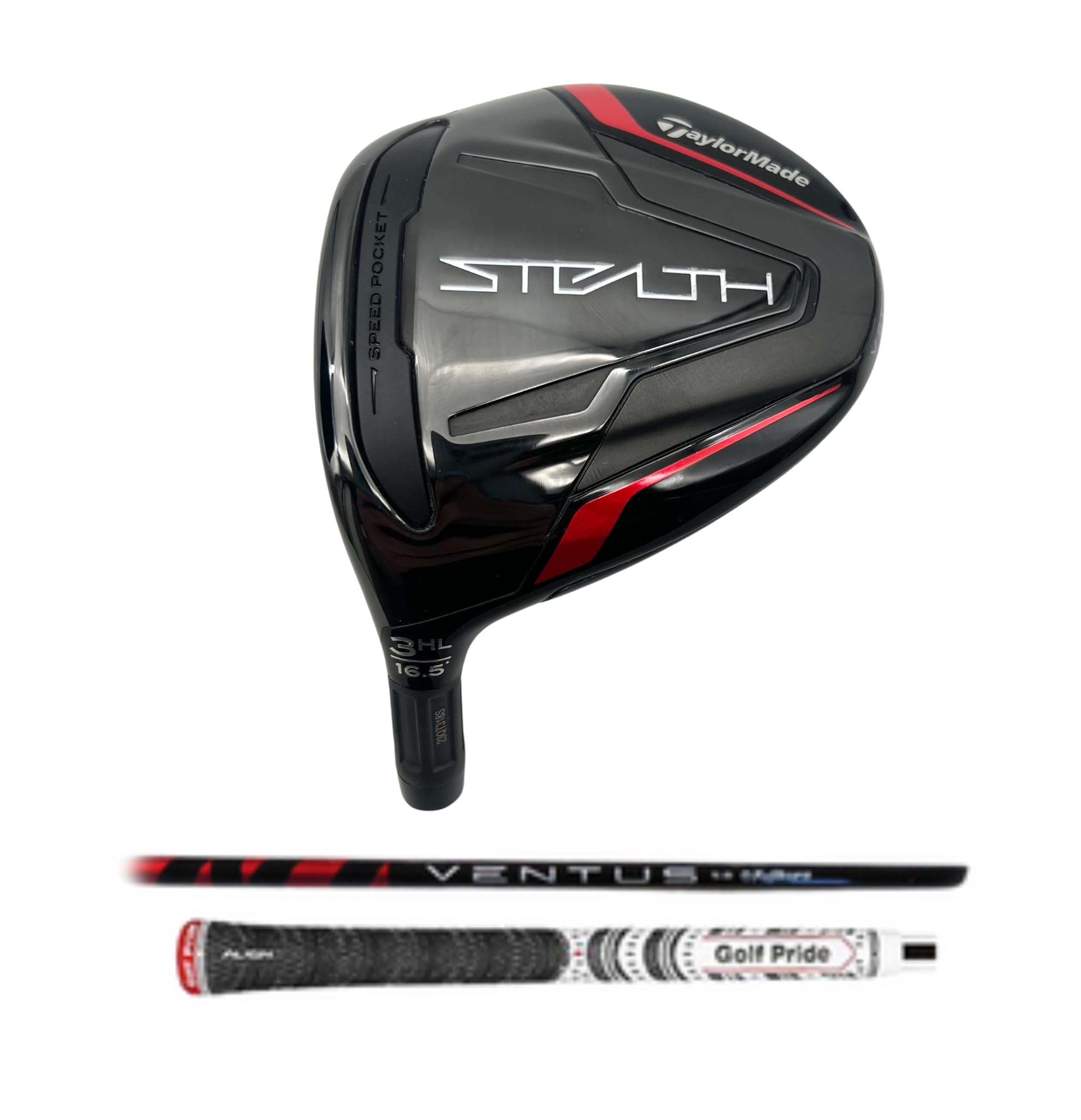 Left Handed TaylorMade Stealth #3HL Fairway, Fujikura Ventus Black/Red Shaft