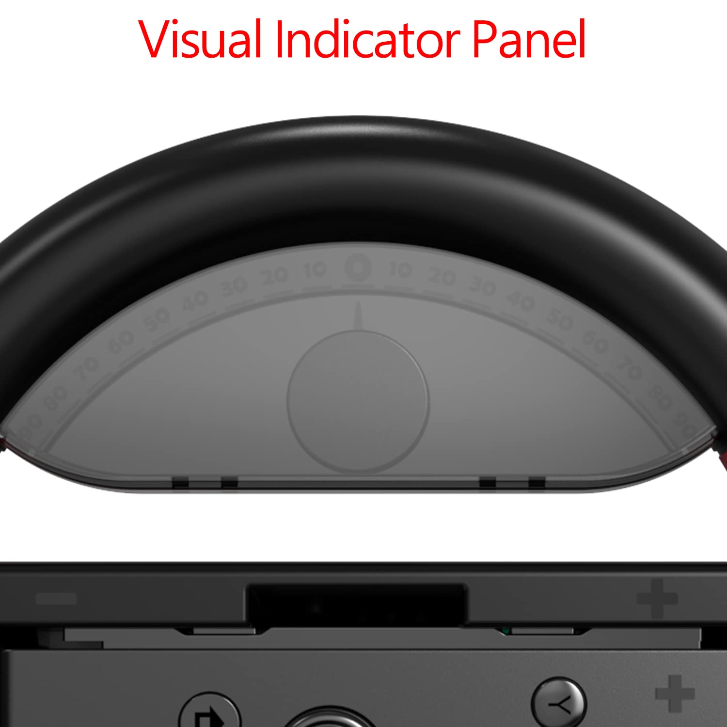 COODIO Volante Pro Switch, Volante Joy-Con, Grip Cómodo Volante de Carreras para Mario Kart 8 Deluxe / Nintendo Switch & Versión OLED, / Rojo (Pack de 2) - 5