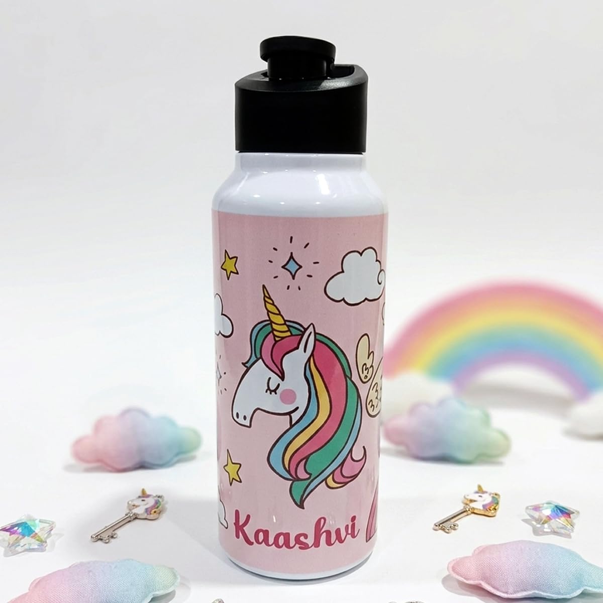 Personalized Mermaid Sipper Bottle - Custom Name Gift -9