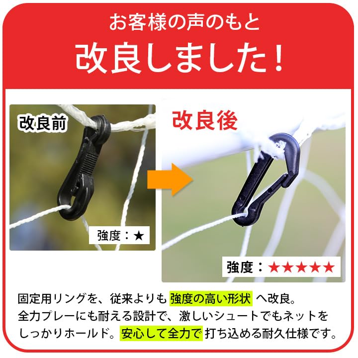Amazon | リーディングエッジ サッカーゴール フットサルゴール 3m×2m
