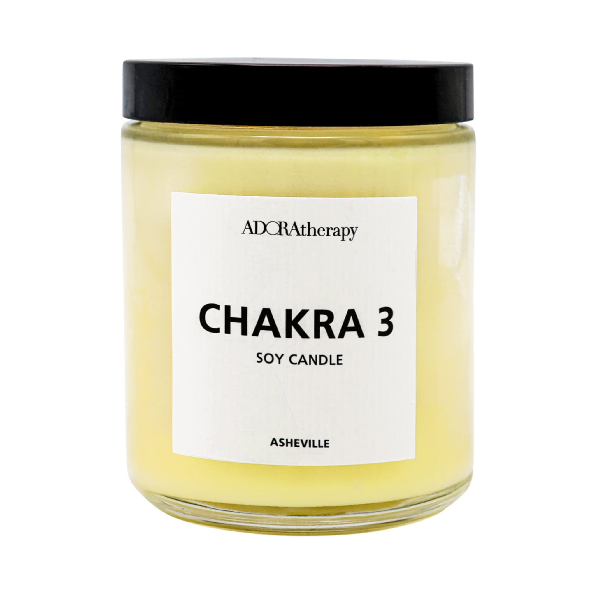 Adoratherapy Chakra Healing Lotion Candle Number 3