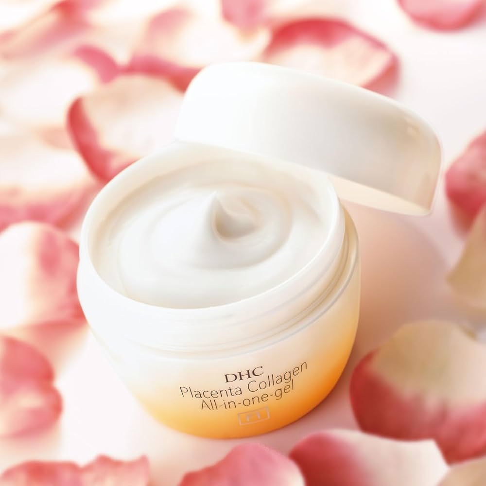 Amazon.co.jp: DHCプラセンタ コラーゲン オールインワンジェル [F1