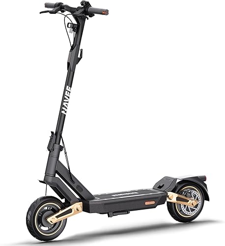 Miniatura 10 de NAVEE Scooter eléctrico para adultos, e Scooter GT3, rápido 20 mph, motor de 700 W 500 W con suspensión, largo alcance 30 millas, neumáticos de 10