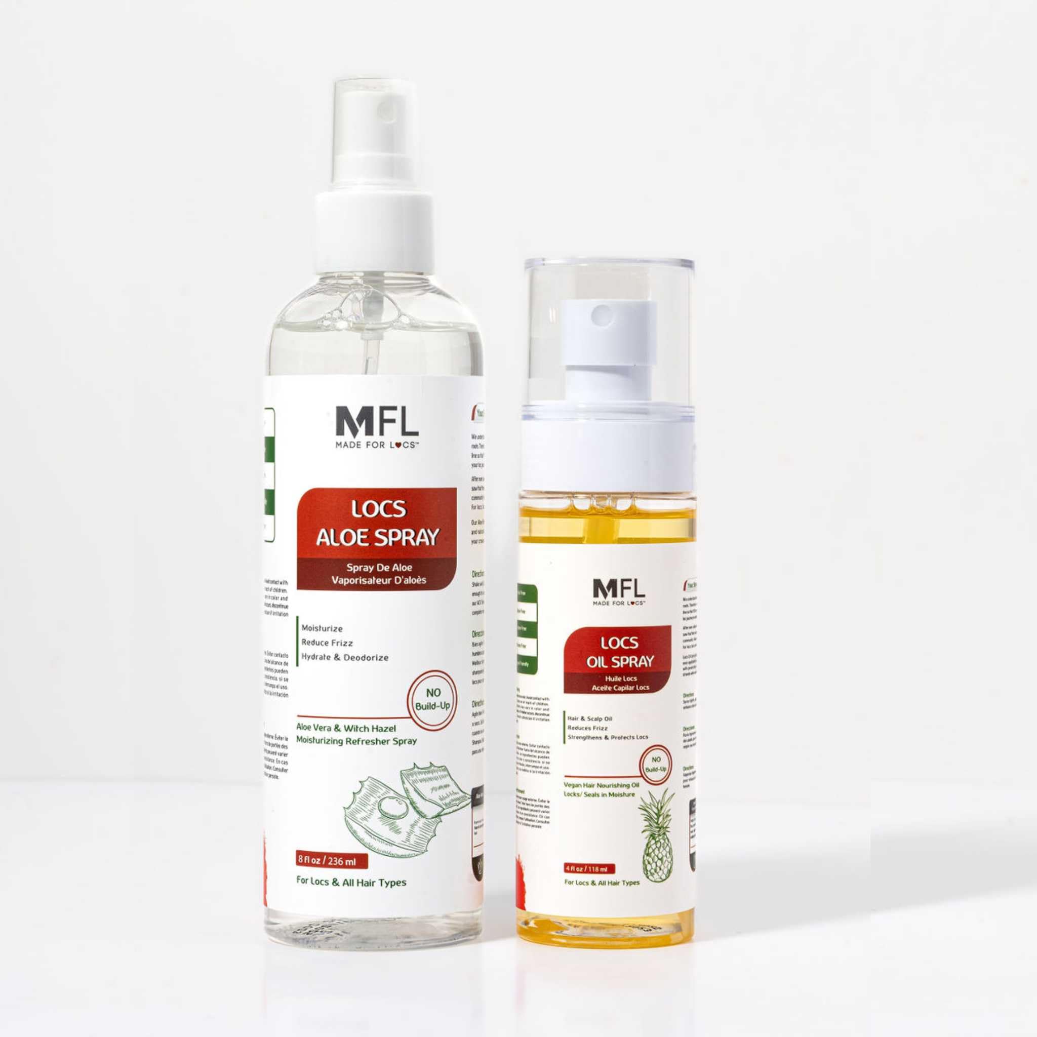 Amazon.com : Made For Locs Daily Moisturizing Bundle | Aloe Refresher Spray  & Pineapple Oil Spray : Beauty & Personal Care