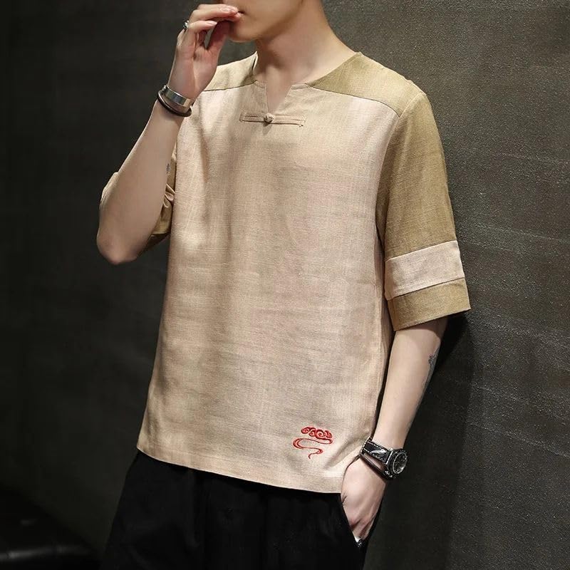 T-shirt style chinois en lin pour vos vacances d'été - 6