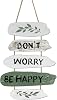 5Pcs Inspirational Quote Wooden Hanging Sign,Boho Botanical Olive Leaves Wall Plaque Rustic House Wall Decor for Home Living Room Bedroom Decor New Home Gifts 33x24 cm
