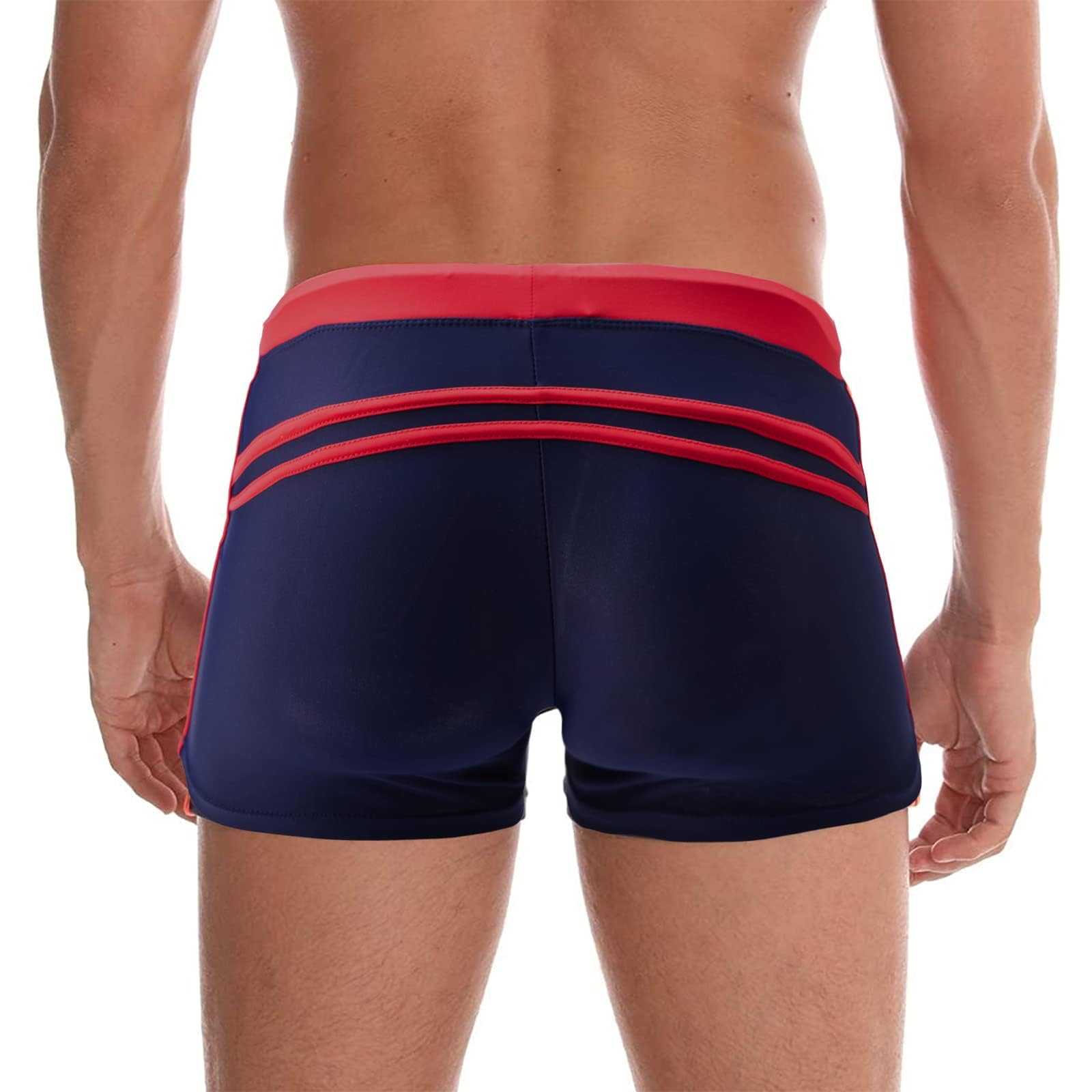 Arcweg Costume da Bagno Uomo Coulisse Pantaloncini Calzoncini da Bagno Elastico a Vita Bassa Boxershorts Slip Nuoto Spiaggia Mare Piscina
