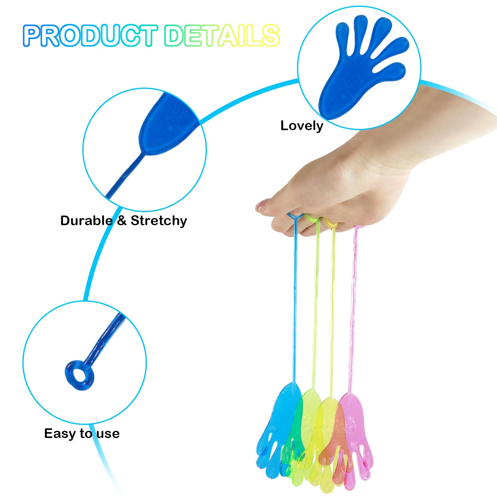 Vignette Per La Doccia Per Bambini Con Le Mani Adesive Con Arcobaleno Nuvole Che Tengono Illustrazioni Vettoriali Adesivo 164485997