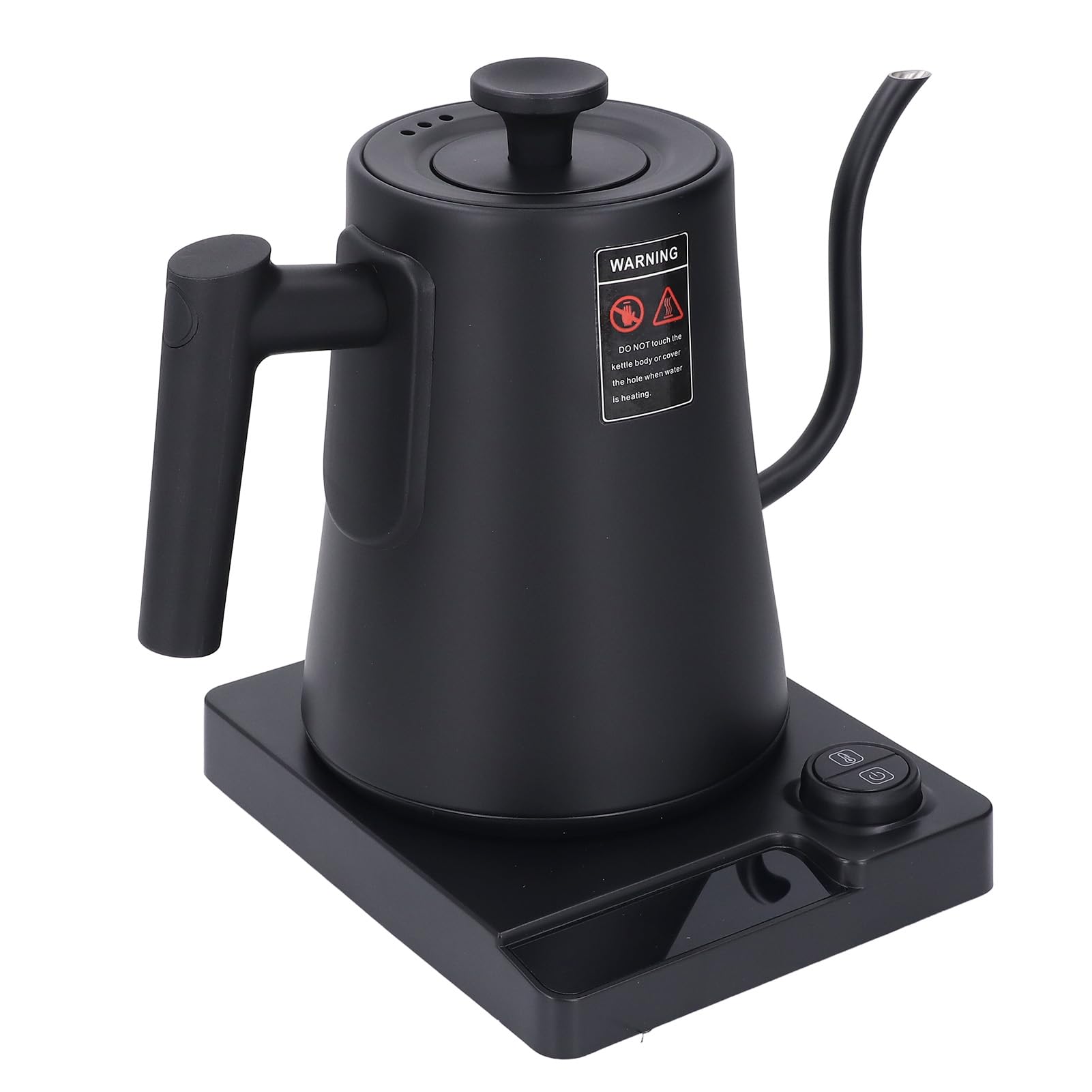 Dioche Hervidor Eléctrico con Cuello de Cisne de Acero Inoxidable, 1200 W, Calentamiento Rápido, Control Preciso de Temperatura, Pantalla LCD, Ergonómico, Perfecto para (Enchufe europeo 220V)