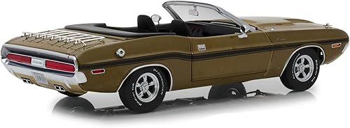 Miniatura 4 de Greenlight 13527 1 18 1970 Dodge Challenger RT Convertible con portaequipajes - Y6 Gold Poly