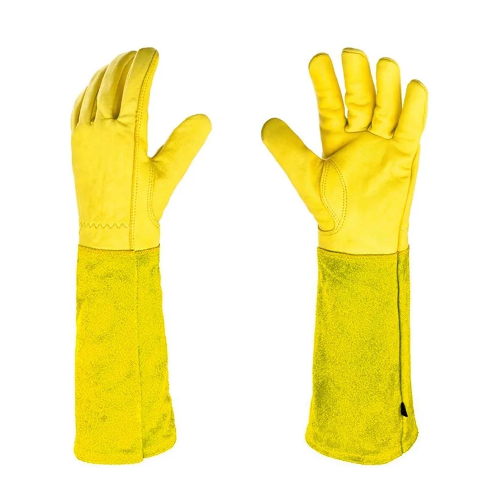 Gants Jardinage Gants de taille roses for hommes et femmes, longs gants jardinage résistants aux épines, en cuir respirant, meilleur cadeau jardin