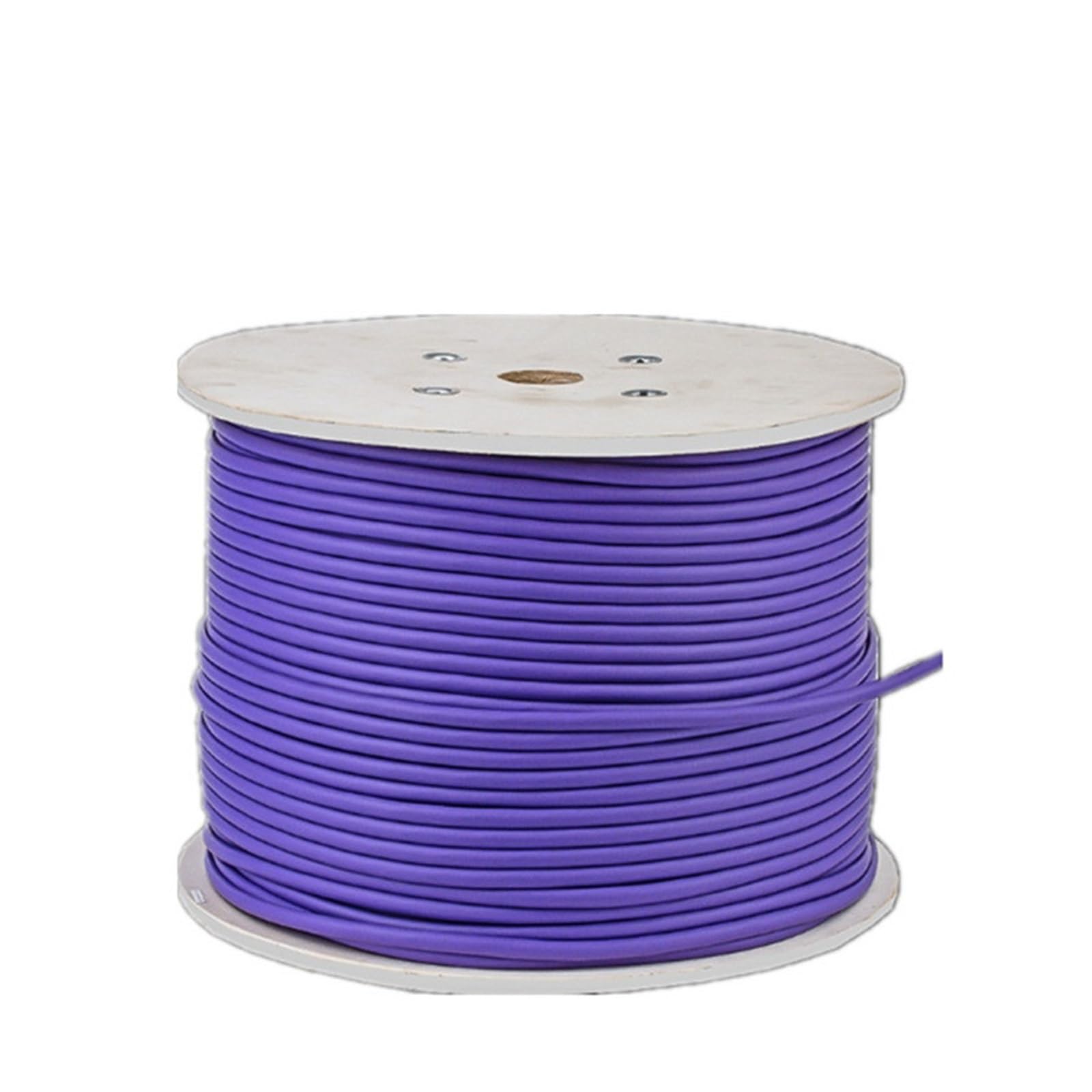 Câble Ethernet RJ45 Cat6, 30/50/100M, 100m, 50m, 30m, réseau FTP, Paire torsadée, 8 cœurs, en cuivre Pur, sans oxygène, Internet LAN (Color : Purple, Size : 100M)