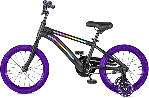 Miniatura 16 de Bicicleta Infantil Jetson Light Rider con Luces LED Unisex, Marco Iluminado con 3 Modos de Luz Diferentes Neumático verde de 12 pulgadas,Neumático