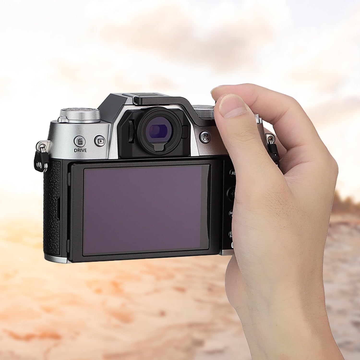 Haoge THB-XT30B Metal Hot Shoe Thumb Up Rest Hand Grip for Fujifilm XT50 Fuji X-T10 X-T20 X-T30 XT10 XT20 XT30 II Camera Black - Image 9