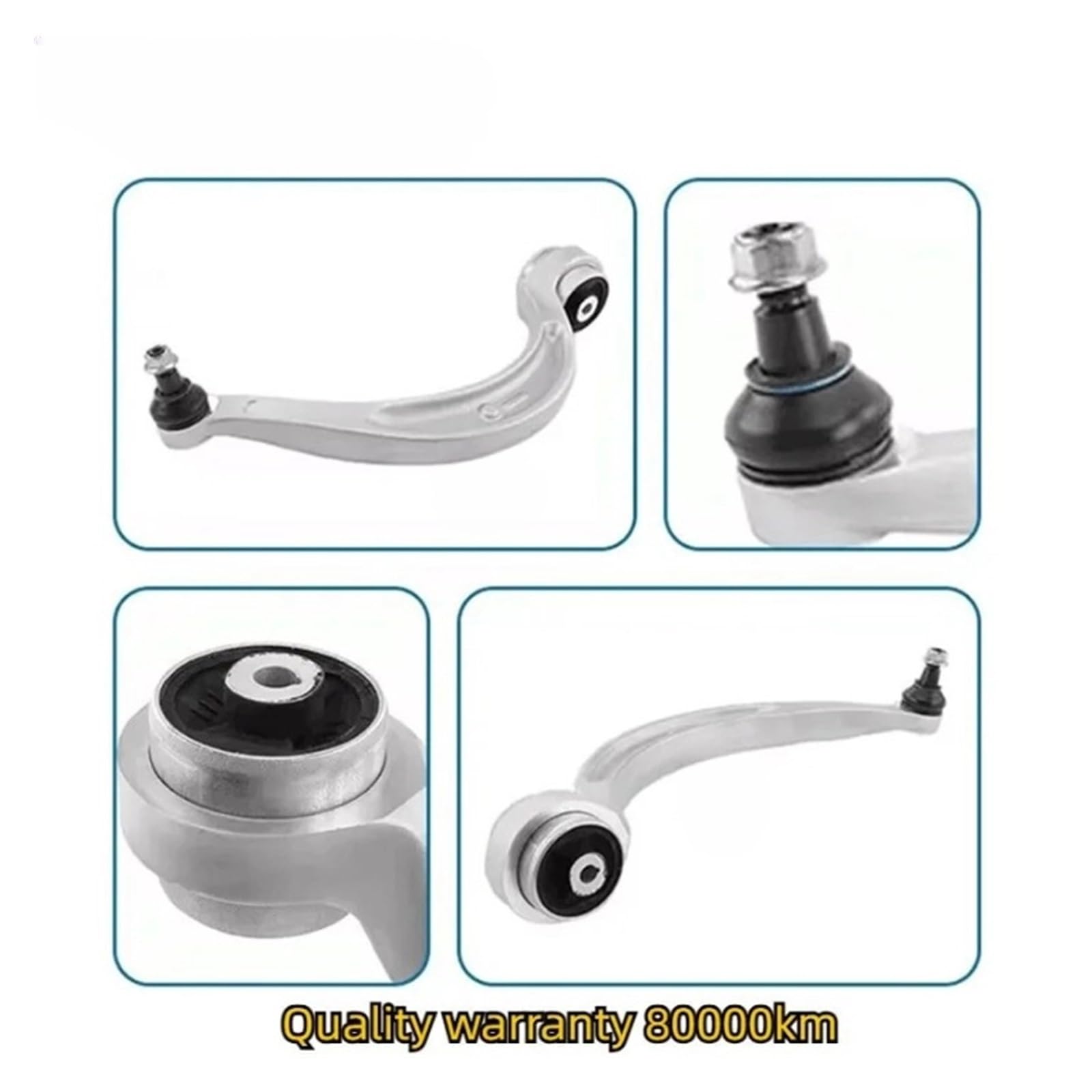 Wahacz samochodowy Przedni dolny wahacz zawieszenia Wahacz ze sworzniem kulowym Kompatybilny z AUDI A4 B9 S4 RS4 A5 S5 RS5 OEM 8W0407693A 8W0407694A 8W0407151C 8W0407152C(Right 8W0407694A)