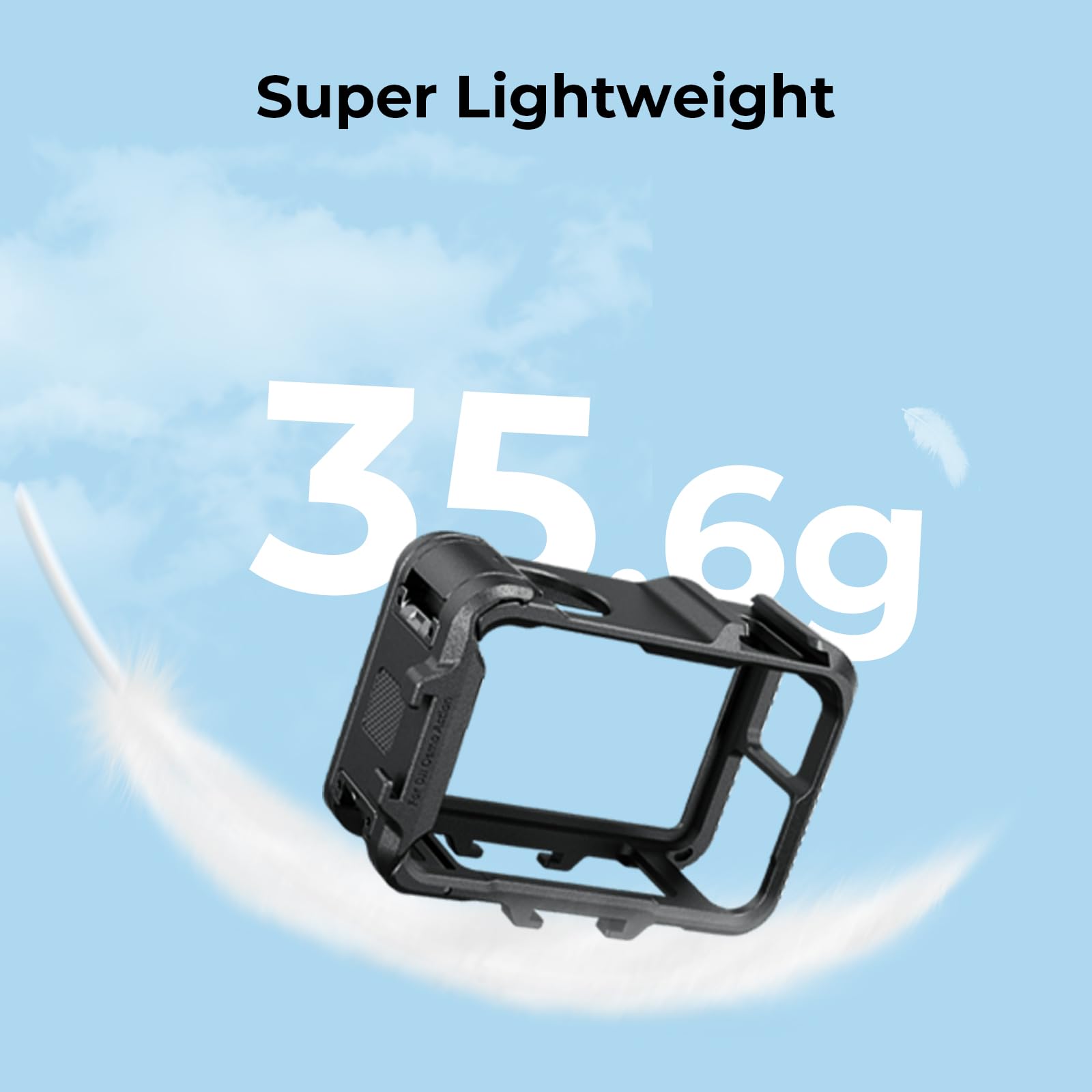 SMALLRIG Action 5 Pro Action 4 Action 3 Cage dla DJI, klatka z wieloma interfejsami rozszerzeń, rama ochronna dla DJI Osmo Action 3 Action 4 Action 5 Pro - 5135