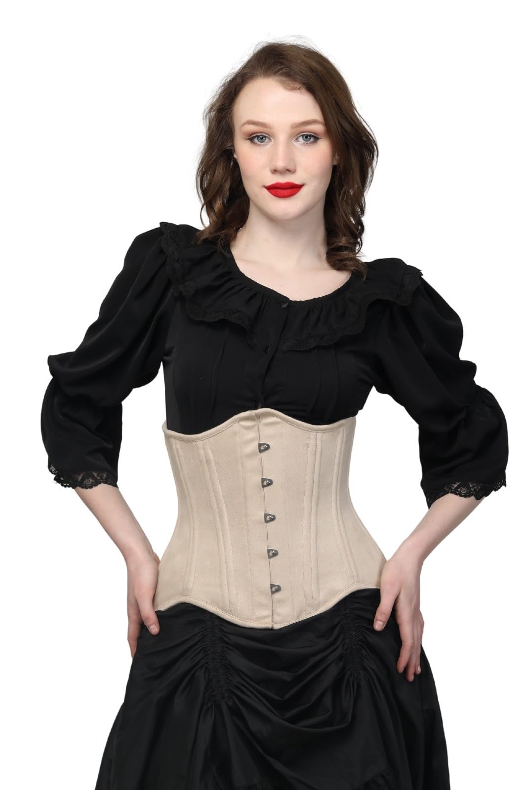 Elegant Over Bust Corset For Women – Premium Fabric with Cotton Lining, Comfortable & Durable-image-17