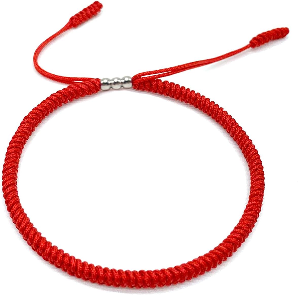 LAMIBEE Red Lucky Bracelet, Red Bracelet For Protection, Red Hand Braided Rope Thread, Surfer Bracelet, Wrist Wrap Bracelet, String Rope Bracelet for Him Her, Women Men - Image 3