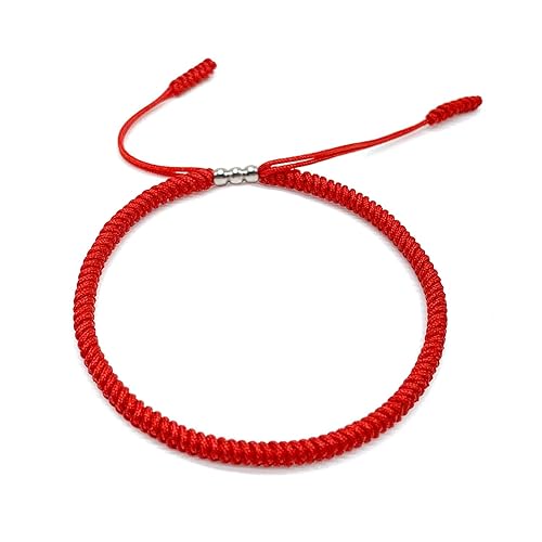 Miniatura 65 de LAMIBEE Grey Bracelet, Grey Hand Braided Rope Thread, Lucky Protection Surfer Bracelet, Wrist Wrap Bracelet, String Rope Bracelet for Him Her, Women