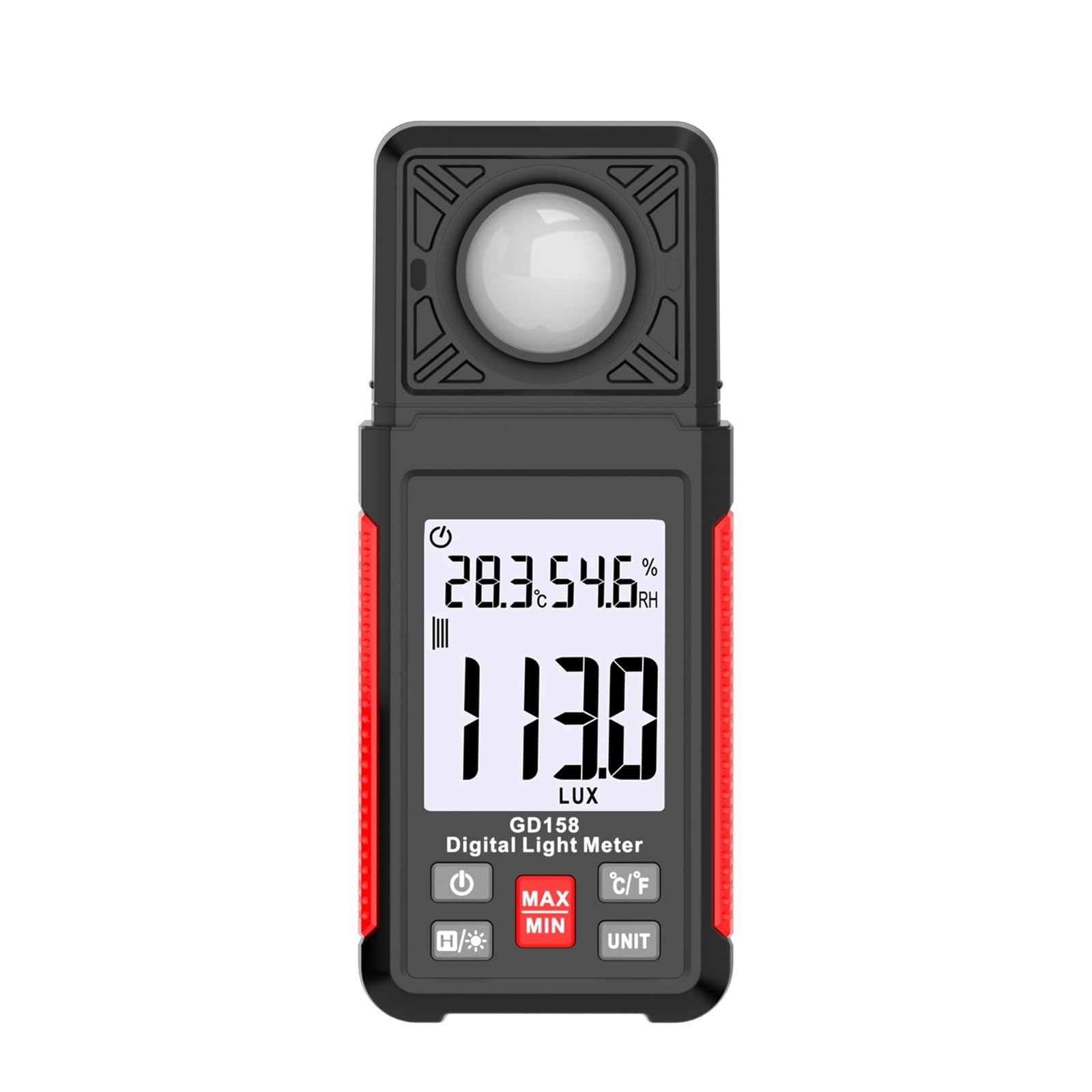 Luxmetro digitale Misuratore di luce FC Lightmeter Illuminamento Meter Tester 200000 Lux Illuminometro Fotometro Luxmetro Multifunzione