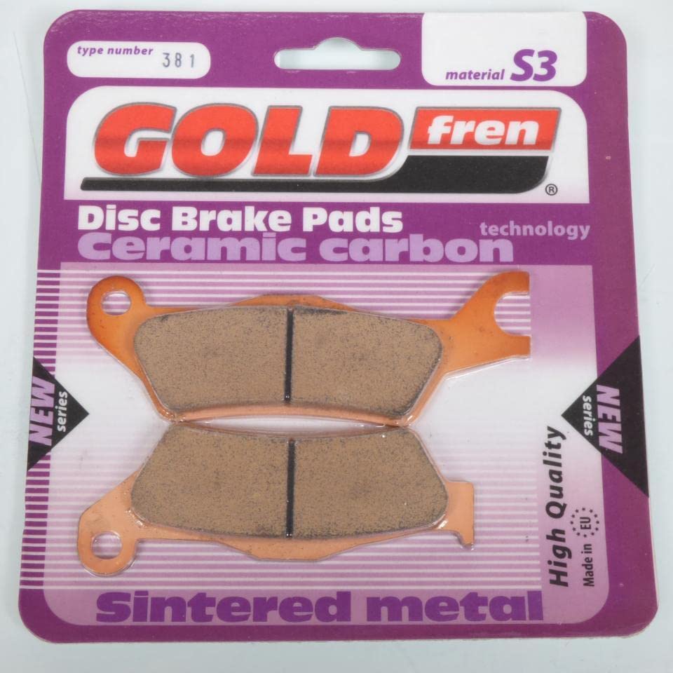 Plaquette de frein Gold Fren pour Honda 150 CBF 2006 à rayons