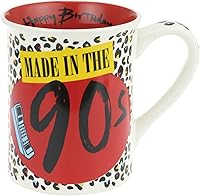 Vista 1 de Enesco Our Name is Mud Decades Happy Birthday Made in the 90s Taza de café, 16 onzas, multicolor