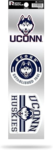 Vista 79 de Rico Industries NCAA - Juego de calcomanías retro de 3 piezas