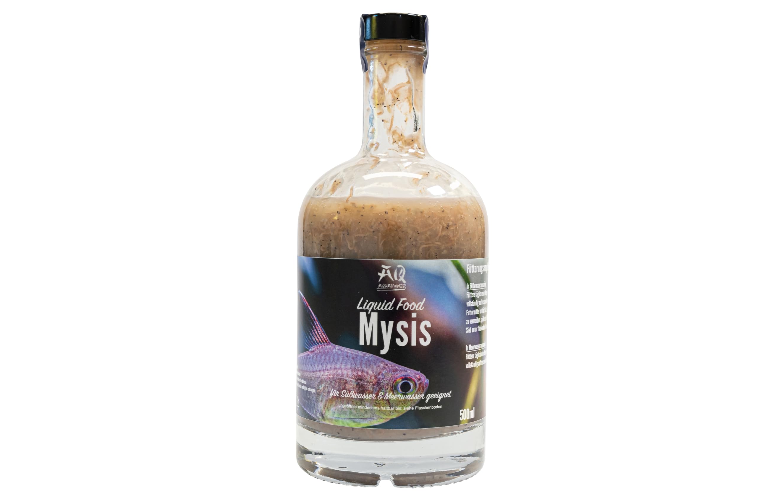 AquaOwner Liquid Food Mysis (500ml) Fischfutter Korallenfutter für Süßwasser & Meerwasser…