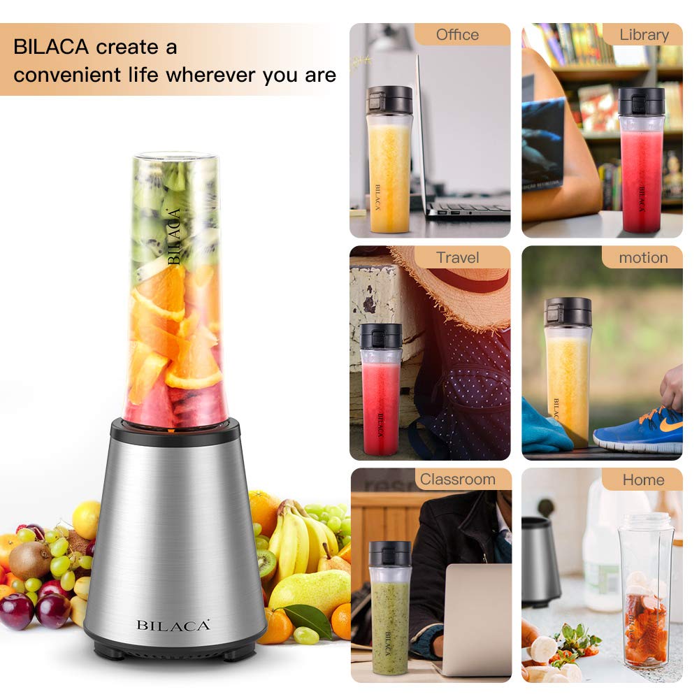 Smoothie Blender, BILACA Personal Blender Single Serve for Shakes and
