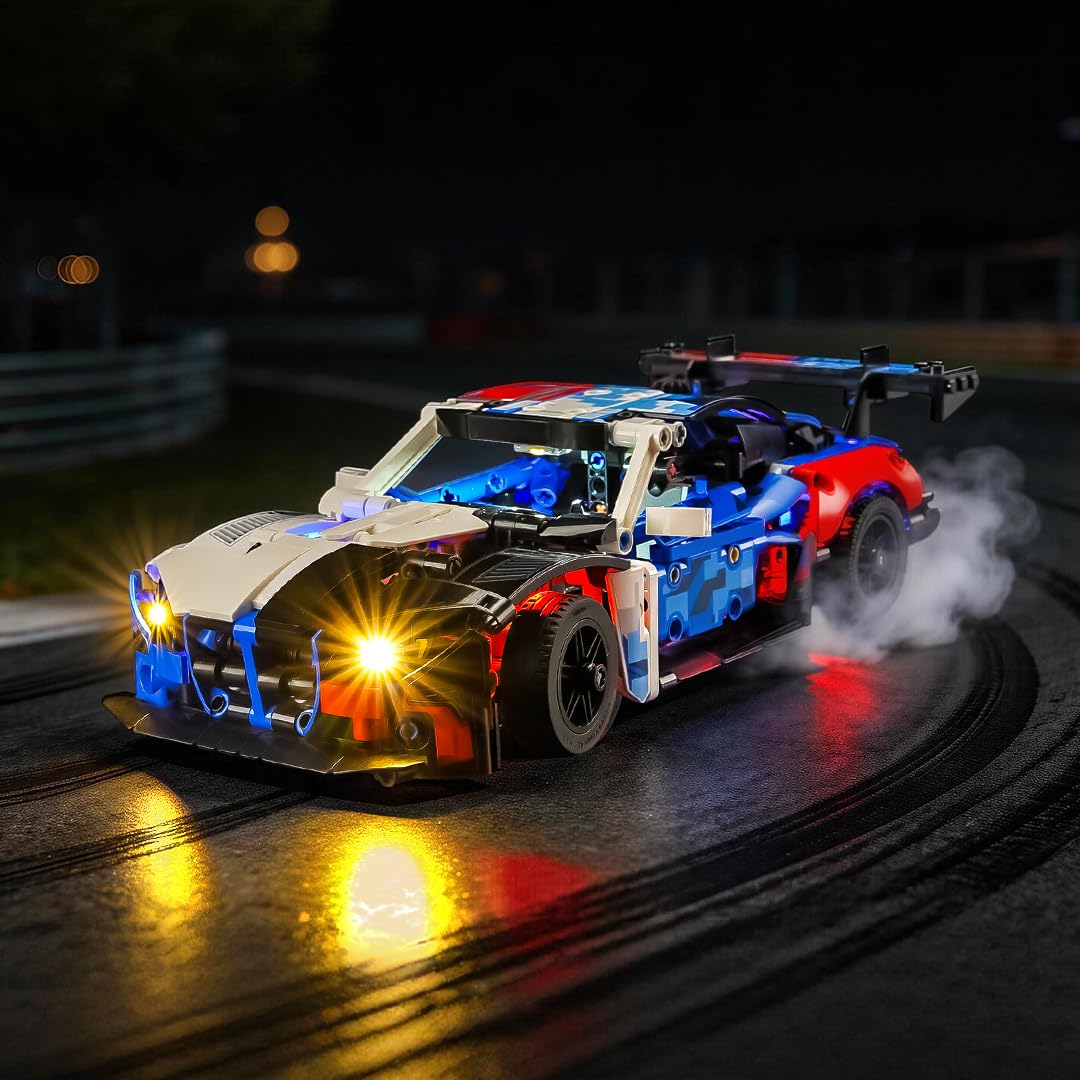 LIGHTAILING Led Light for Lego-42226 Technic BMW M4 GT3 EVO Race Car - Easy Install, Hidden Wiring, Home Decor & Gift-Ready (Model Not Included)