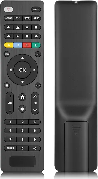 Universal Remote Control TV for Samsung/LG/Sony/Onn/RCA/Vizio/Hisense/Sony/Philips and More, for DVD Blu-ray Soundbar Media Player Set-Top Box, Simple Setup, 3-Device
