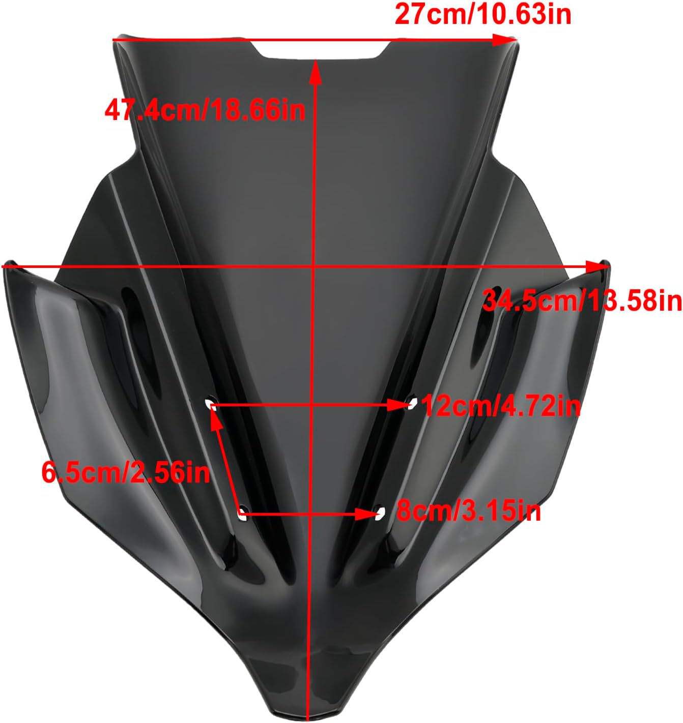 Motorcycle Windshield WindScreen fit for YAMAHA MT 10 MT-10 2022