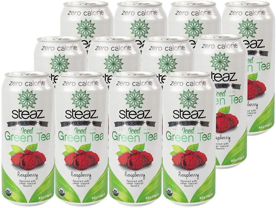 Zero Calorie Raspberry Tea 12 Pack, 16 OZ
