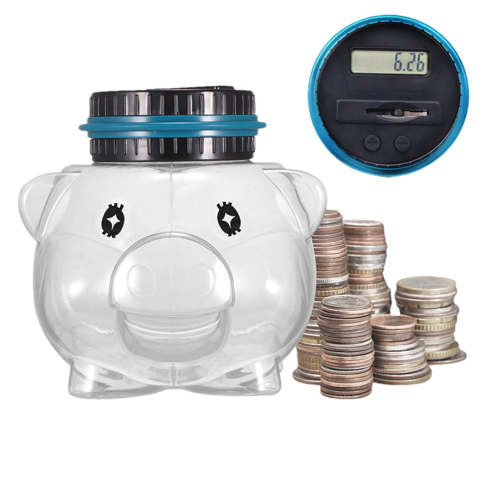 Compteur de pièces électronique pour trier la monnaie accumulée