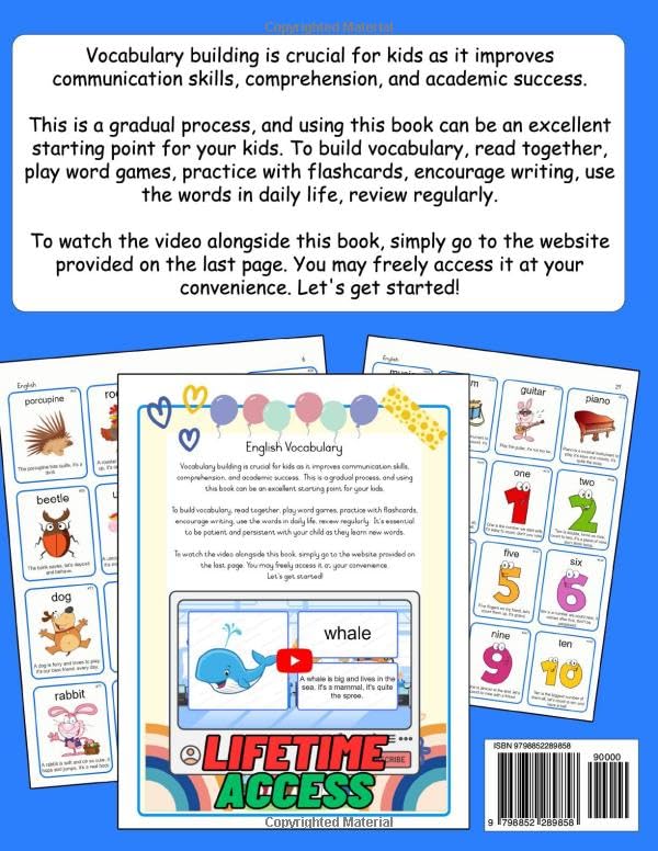 1000 English Words with Pictures for Homeschool: Full color vocabulary edition - Image 2