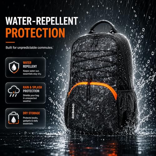 Image of Vega 21L Waterproof Backpack with 2 Compartments | Lightweight & Durable Office Bag for Men & Women | School Bag for Boys, Girls & Kids with Dual Bottle Compartment | 3 Years Warranty