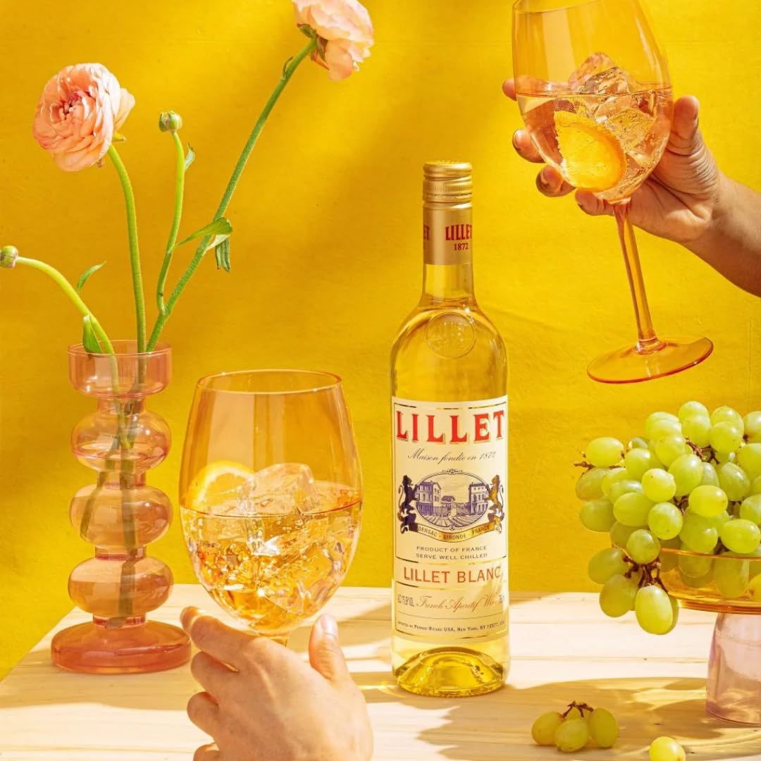 Lillet blanc Apéritif de France Aperitif auf Weinbasis 750 Milliliter x 5 STÜCK