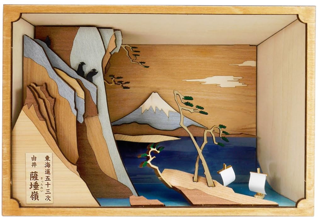 Woody Joe Tokaido Fifty-Three Stations Satchimei Wooden Model Assembly Kit (Scene)