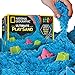 National Geographic Play Sand - 6 LBS of Sand with Castle Molds (Blue) - A Kinetic Sensory Activity