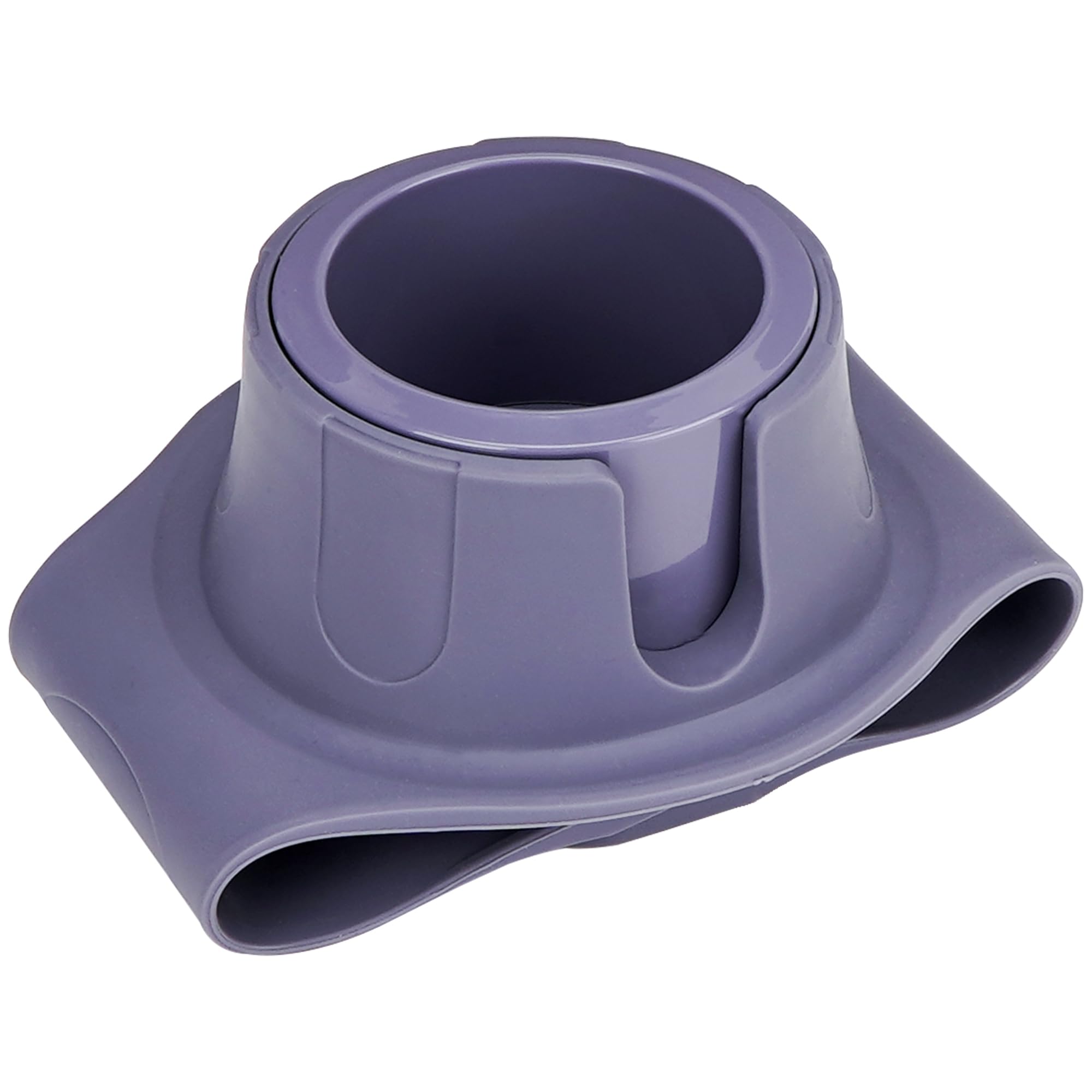 Plateau porte-gobelet en silicone violet résistant à la chaleur pour accoudoir