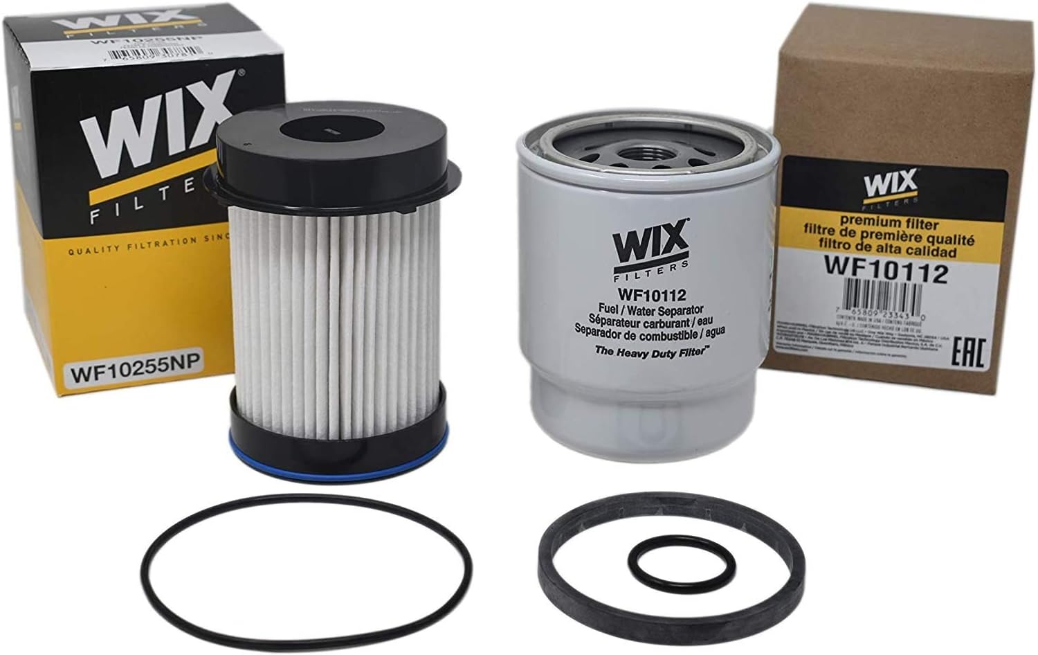 CFKIT WIX Filter Kit Compatible with Dodge Ram 6.7L Diesel Cummins Fuel