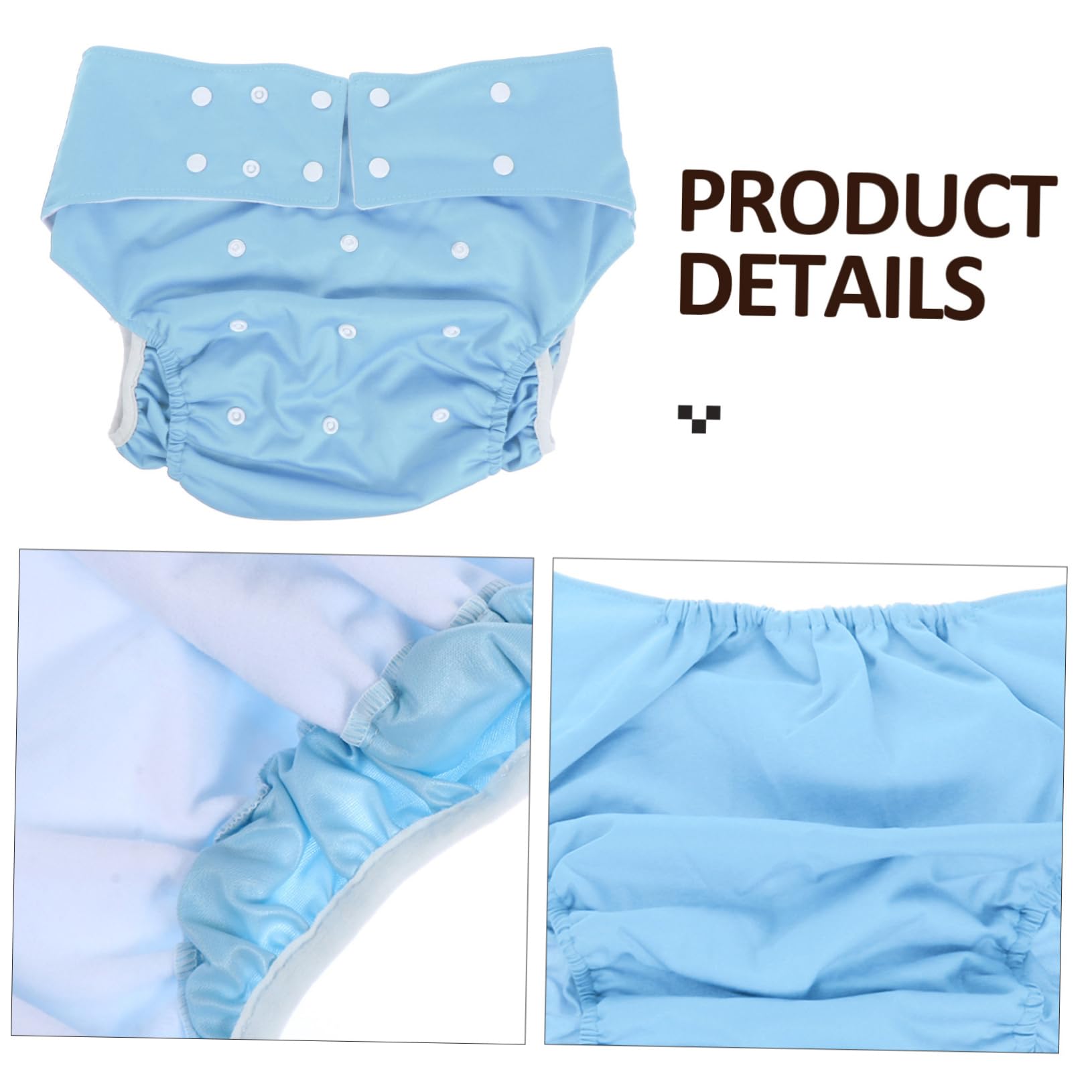 TOVINANNA Cloth Diapers for Adults Men Women Reusable Diaper Pants Leak Proof Breathable Washable Unisex