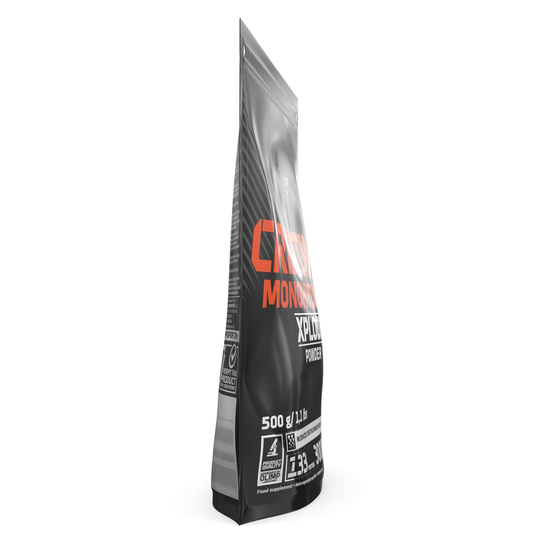 Olimp Monohydrat kreatyny Xplode Powder 500 g - pomarańczowy