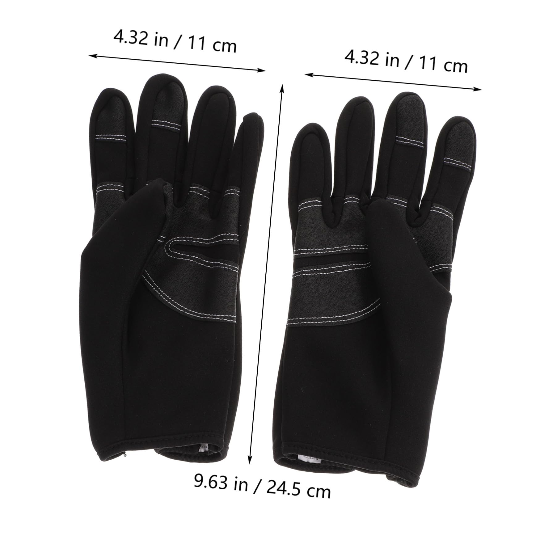 TOYANDONA Guantes táctiles a Prueba de Viento Guantes Calientes Guantes termicos Guantes Fitness Dedo Camuflaje Guante de Pesca Antideslizante Guantes de Pesca Antideslizantes Black